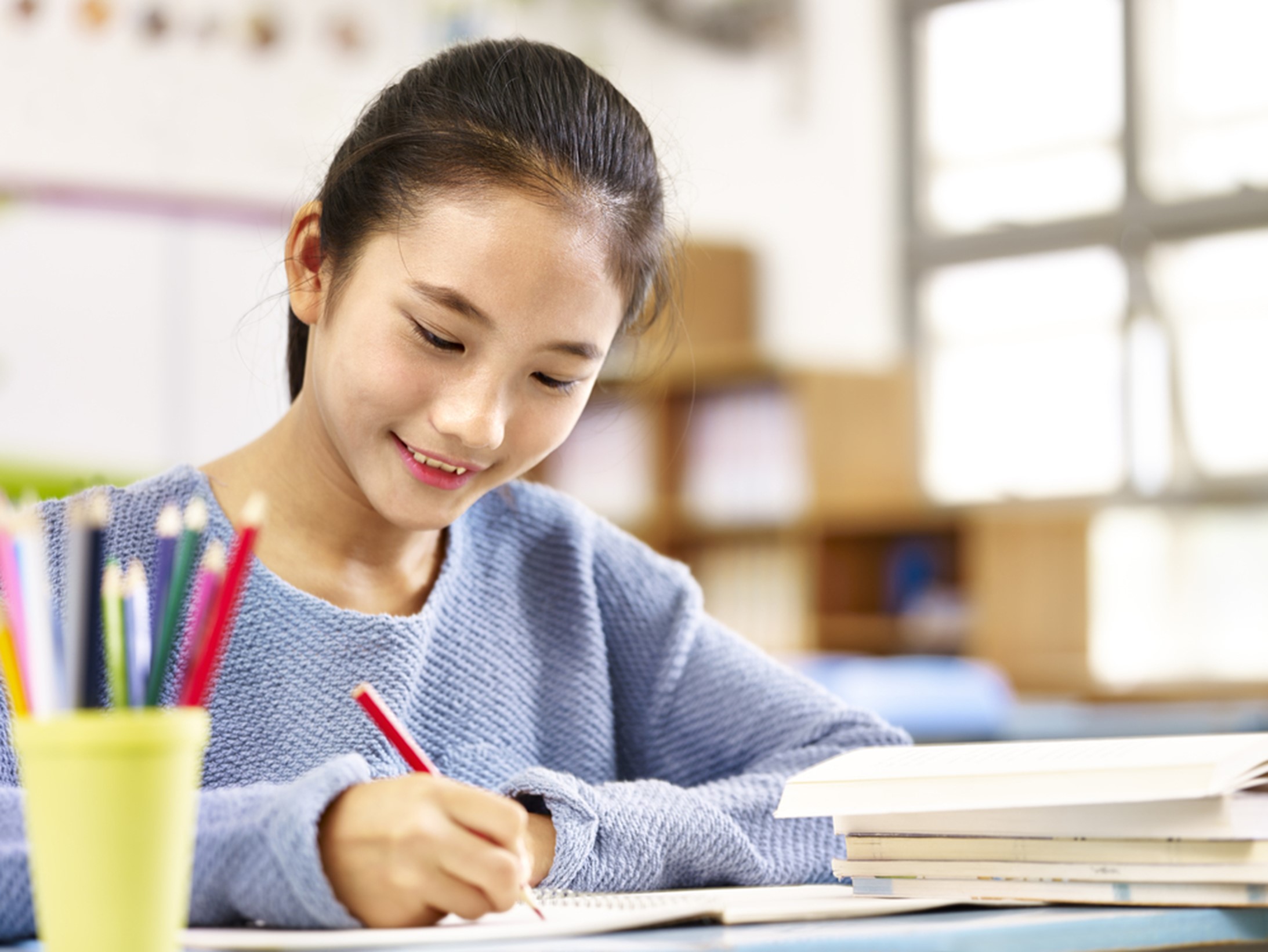 Student Practicing