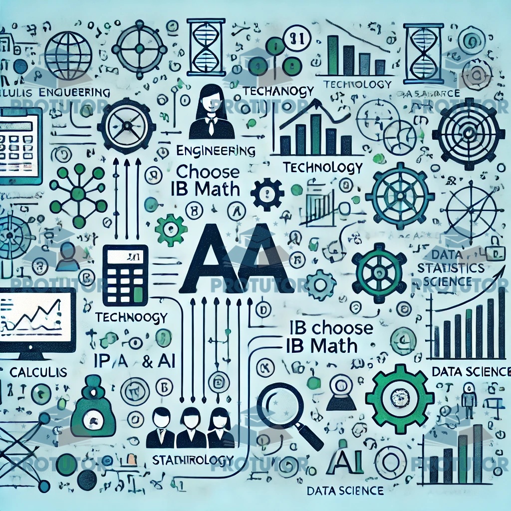 Various career pathways connected with IB Math AA and AI concepts.