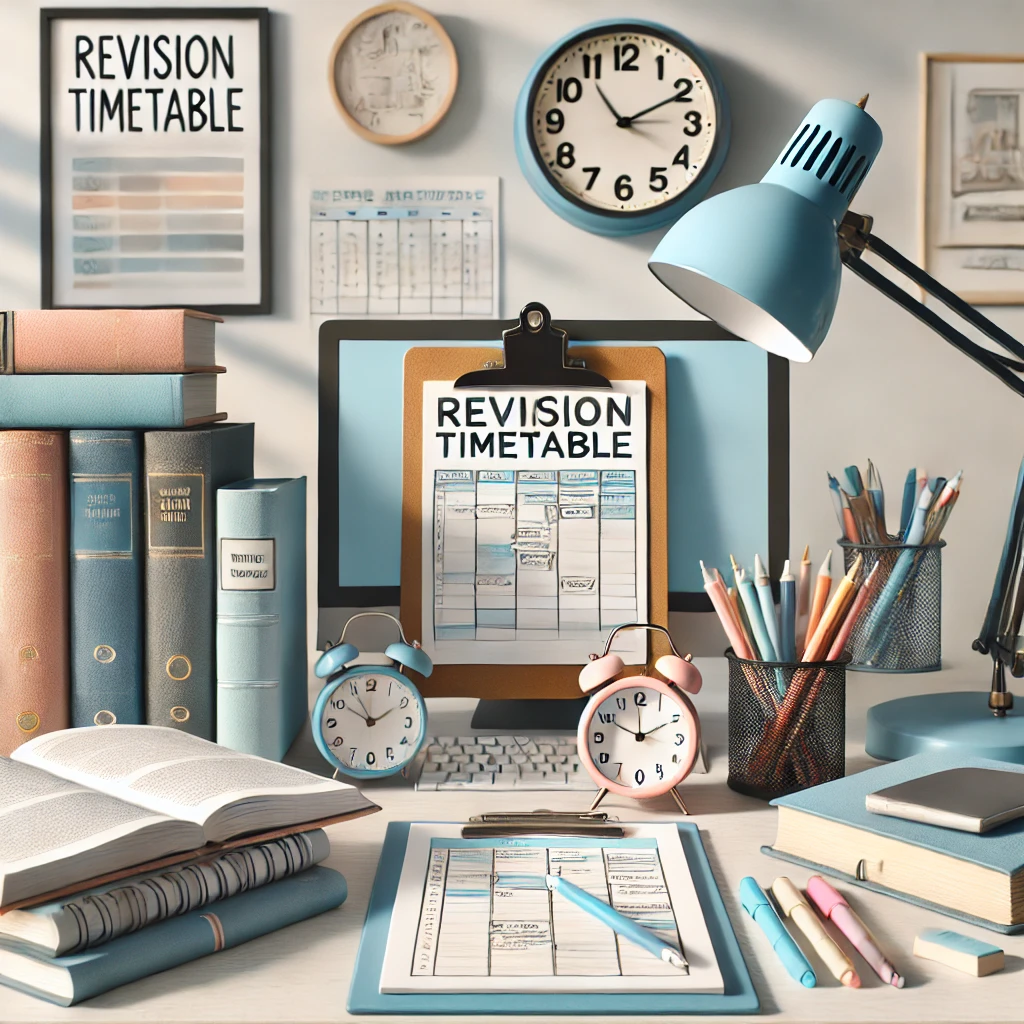 Step-by-step guide to creating a revision timetable for IGCSE exams with study tips and time management tools.