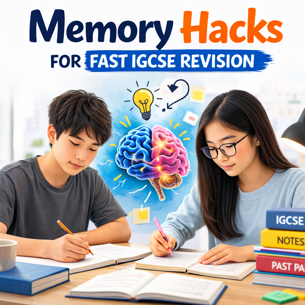 2 Asian Kid use Memory Hack For IGCSE Revision